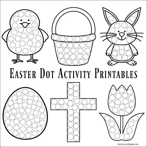 Easter Dot Marker Printables